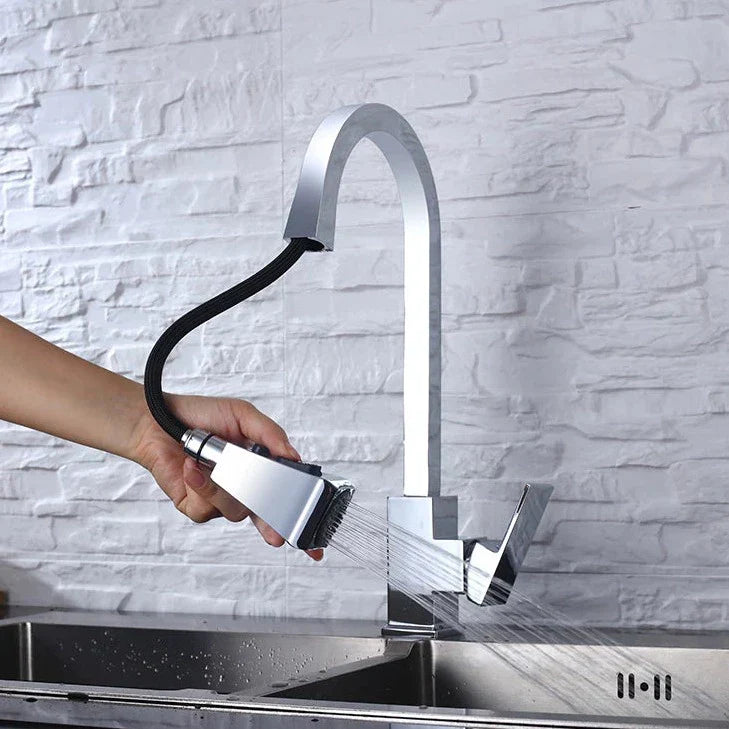 Modern Retractable Kitchen Faucet
