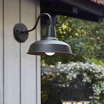 Modern Black Outdoor LED Wall Sconce