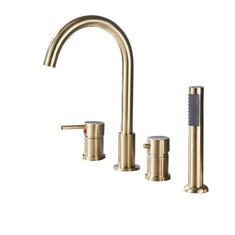 Modern Bathtub Faucet for Deck Mounting