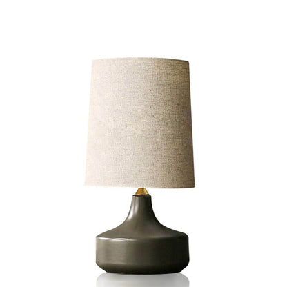 Nordic Ceramic Table Lamp With Fabric Shade
