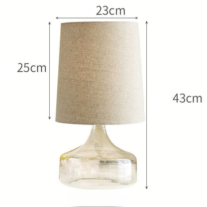 Nordic Ceramic Table Lamp With Fabric Shade