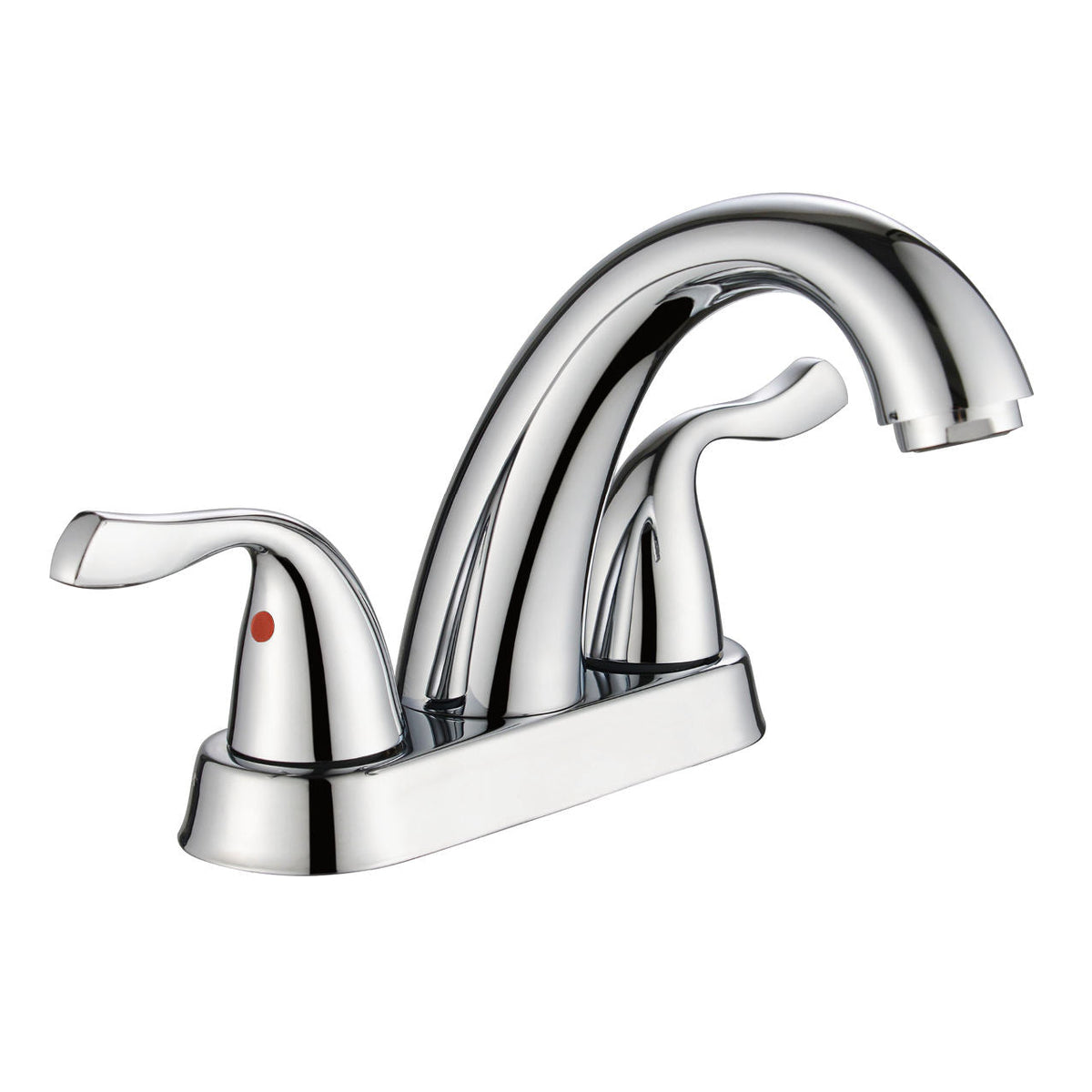 Polished Chrome Gooseneck Basin Mixer Tap