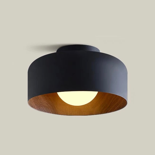 Sleek Metal Dome Light