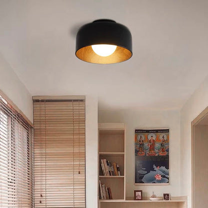 Sleek Metal Dome Light