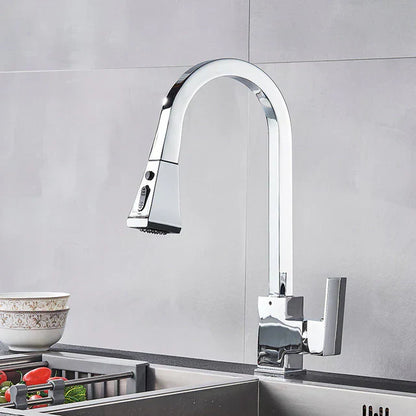 Modern Retractable Kitchen Faucet