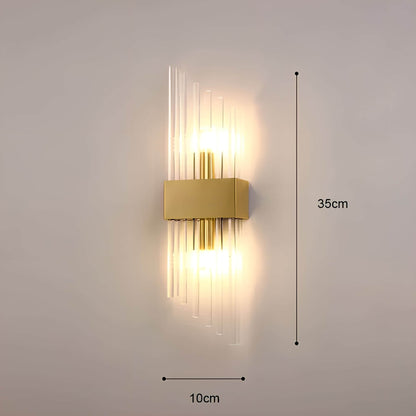 Wall Light with Sparkling Crystals