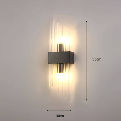 Wall Light with Sparkling Crystals