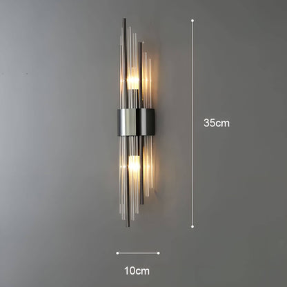 Wall Light with Sparkling Crystals