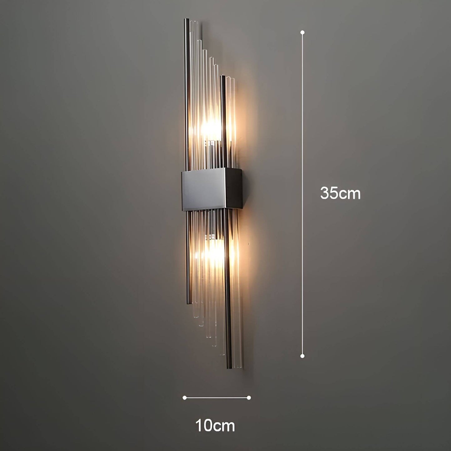 Wall Light with Sparkling Crystals