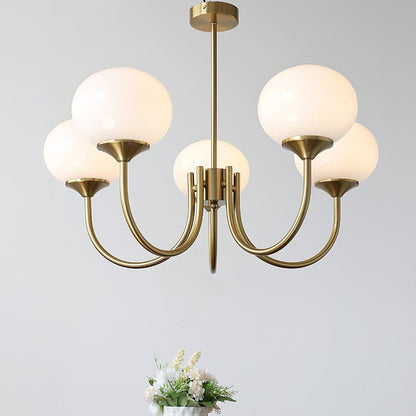 Modern Marshmallow Chandelier