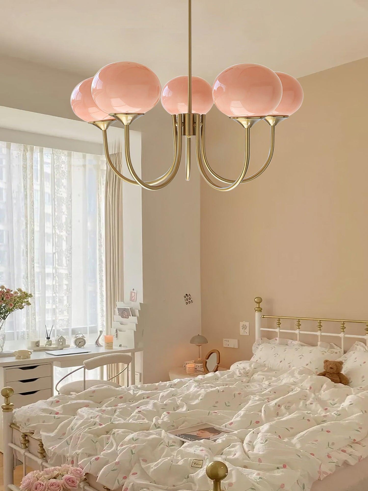Modern Marshmallow Chandelier