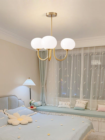 Modern Marshmallow Chandelier