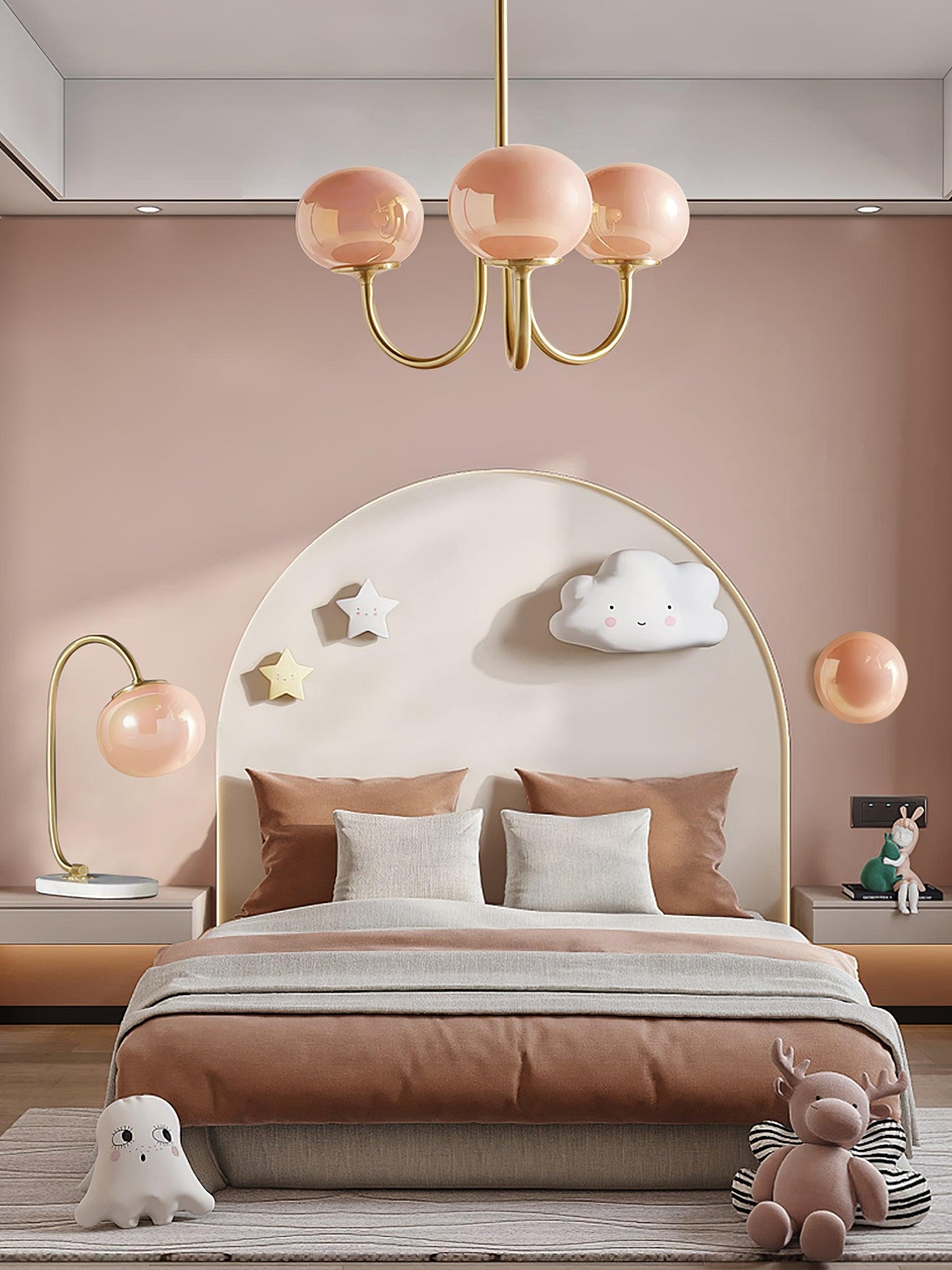 Modern Marshmallow Chandelier
