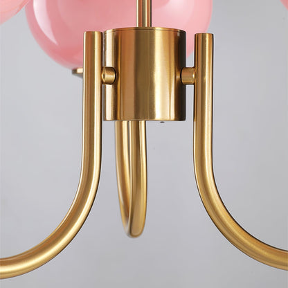 Modern Marshmallow Chandelier