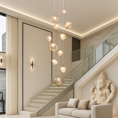 Modern LED Staircase Chandelier