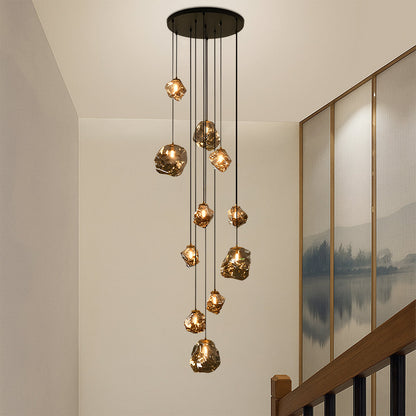 Modern LED Staircase Chandelier