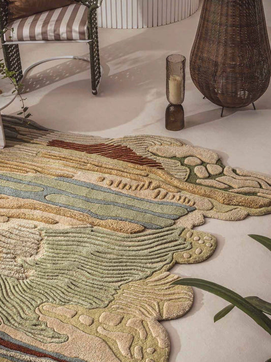 Premium hand-tufted wool rug