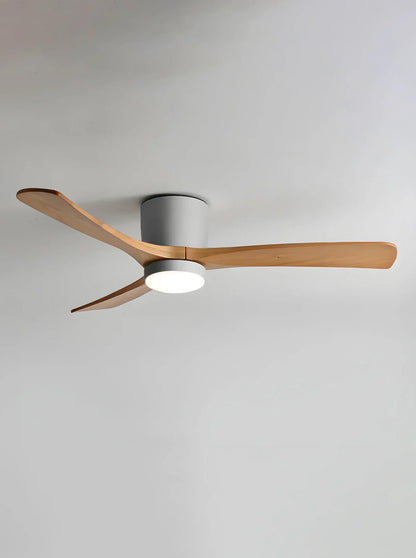 Modern Wooden Propeller Ceiling Fan Light