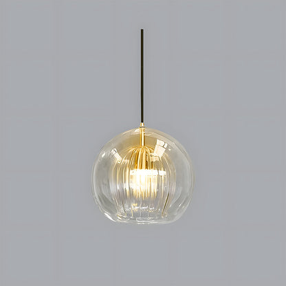 Spherical Glass Pendant Light