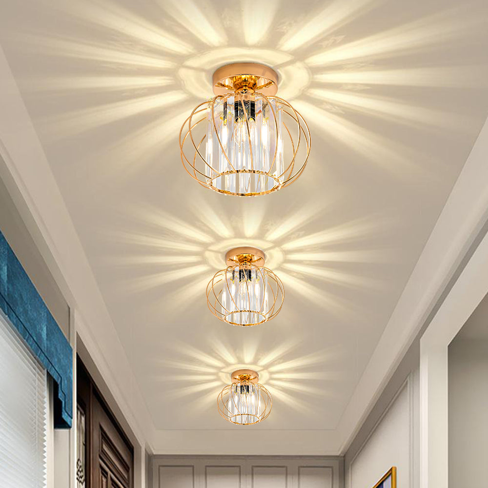 Glass Hallway Ceiling Lights