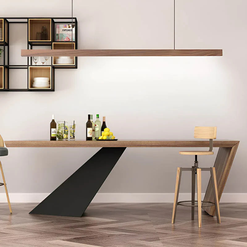 Modern Scandinavian wooden pendant light