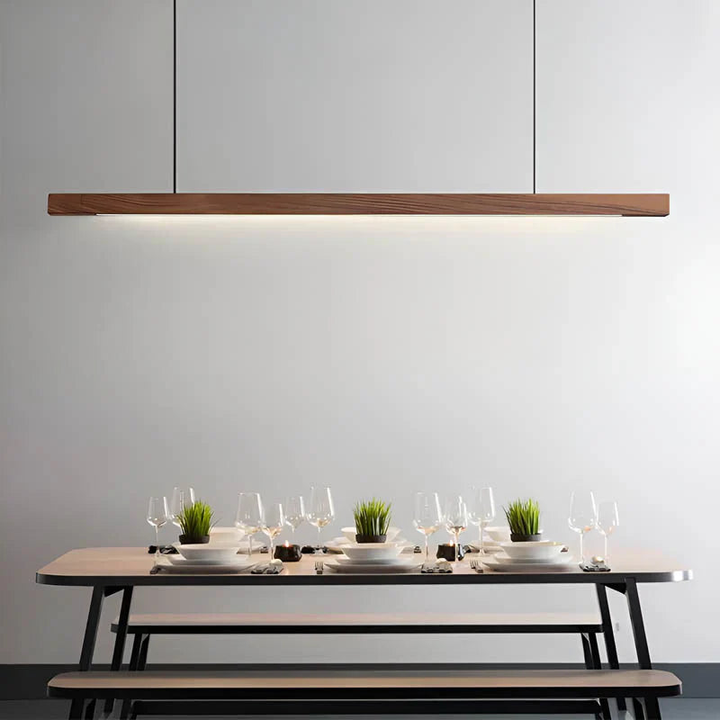 Modern Scandinavian wooden pendant light