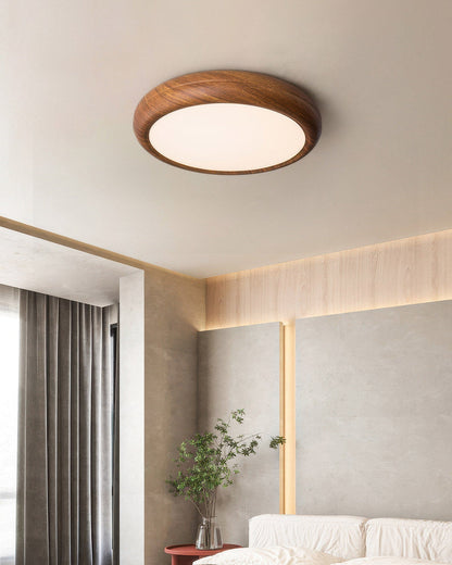 High-quality Ceiling Light Walnut Wood Design