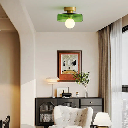 Modern ceiling light in Bauhaus style