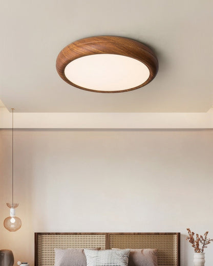 High-quality Ceiling Light Walnut Wood Design
