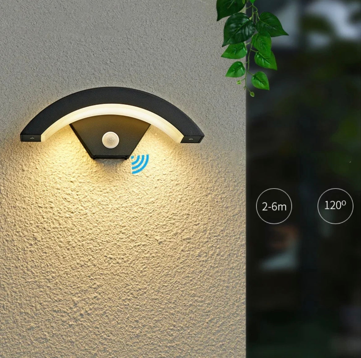 Smart Outdoor LED Wall Light