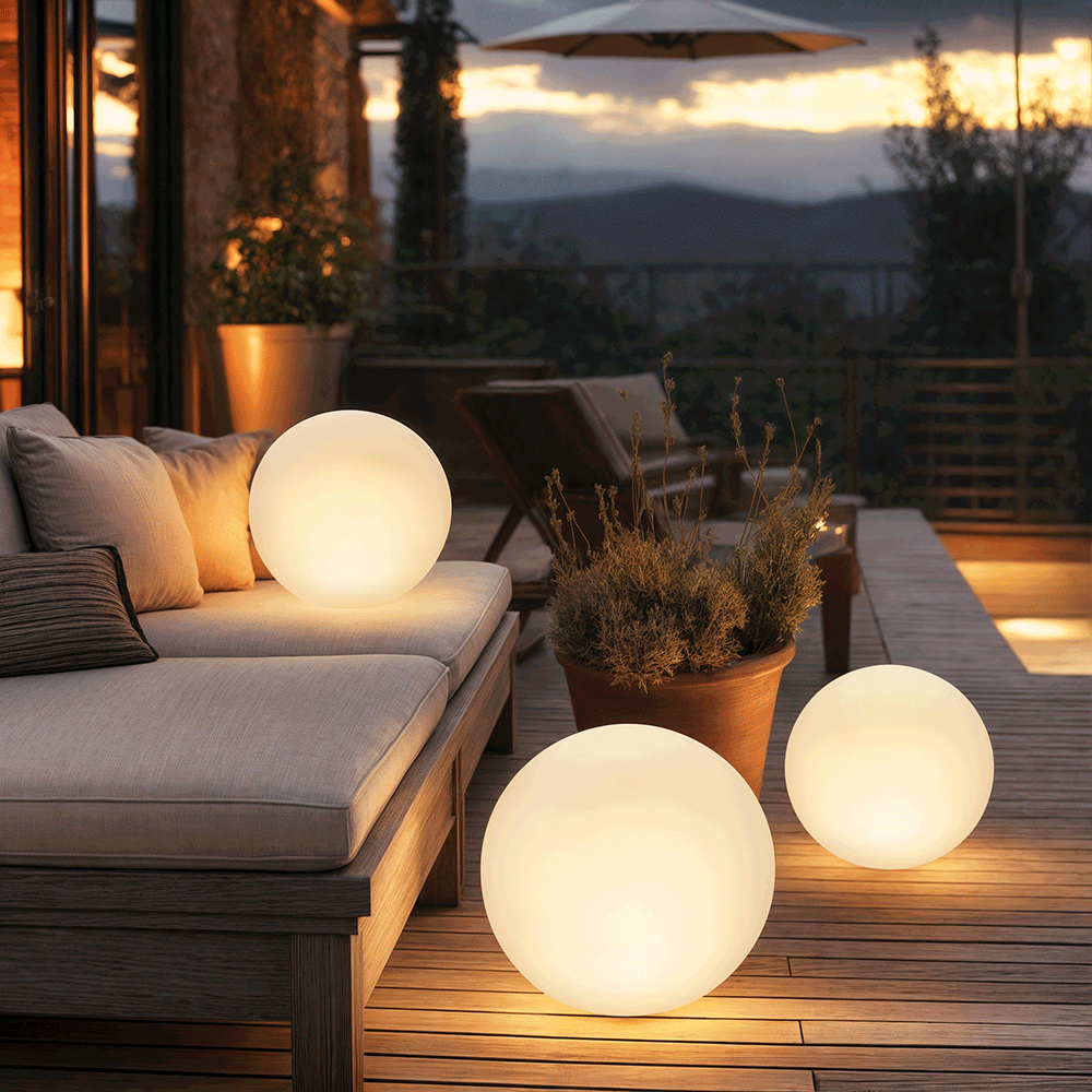 Modern Spherical LED Garden Light