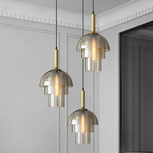 Nordic Elegance Glass Lamp