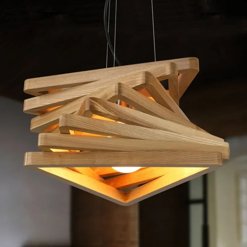 Nordic Wooden Design Lamp