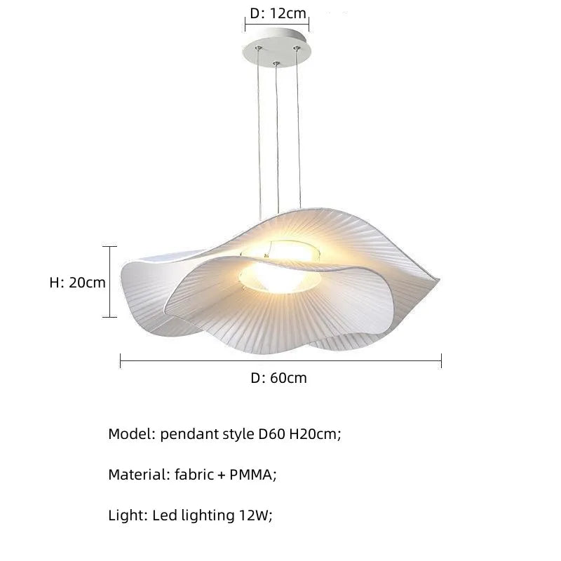 White LED pendant lamp