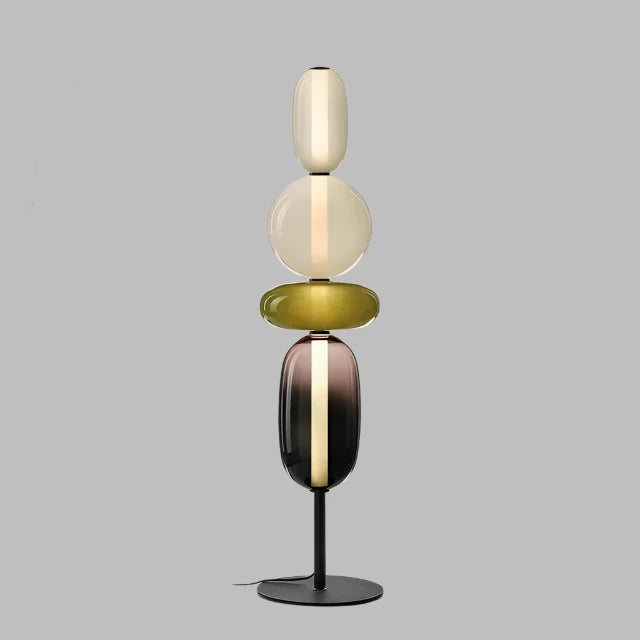 Designer Floor Lamp with Color Details