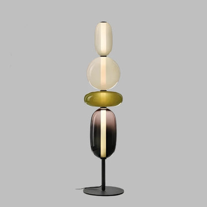 Designer Floor Lamp with Color Details