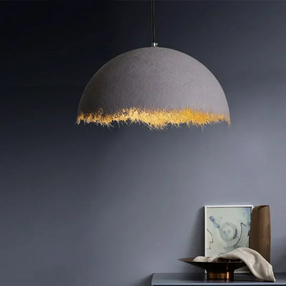 Half-moon LED pendant light