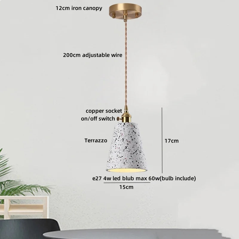 Elegant Marble Pendant Light