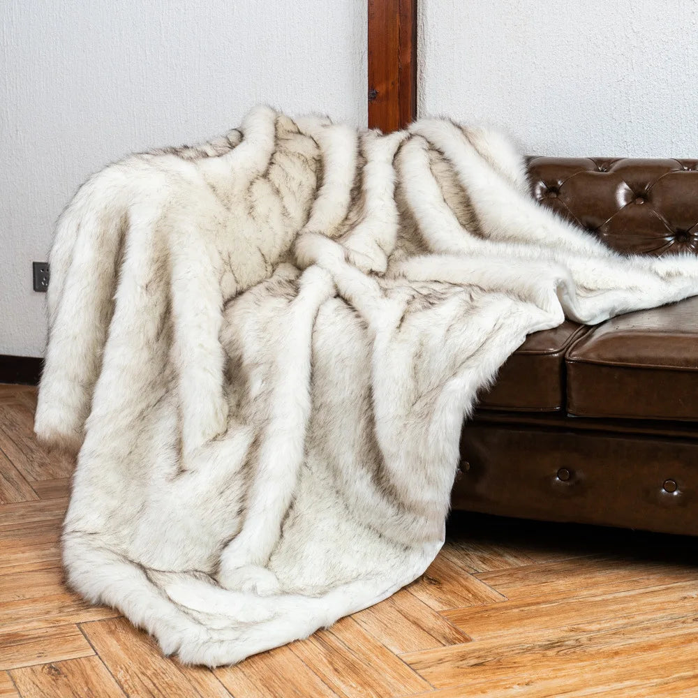 Fox Fur Throw – Enjoy Pure Opulence