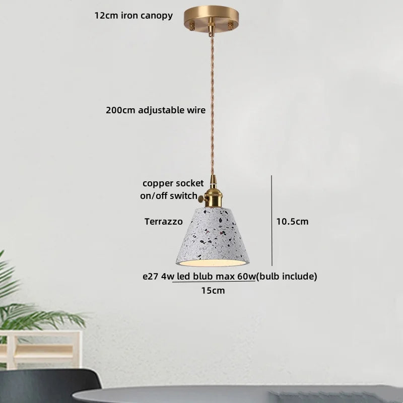 Elegant Marble Pendant Light