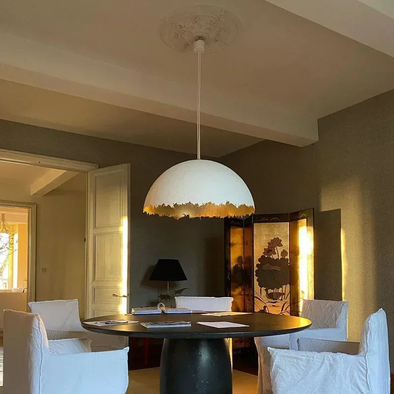 Half-moon LED pendant light