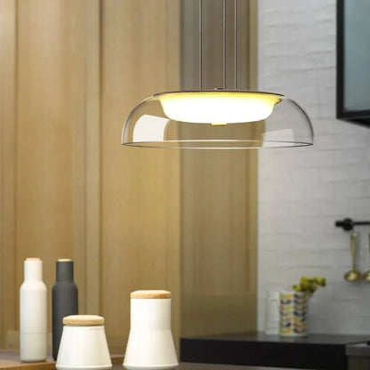 Transparent Glass Hanging Lamp