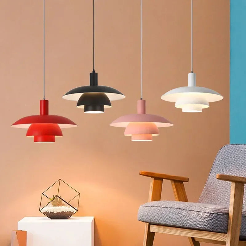 Gradient design pendant light