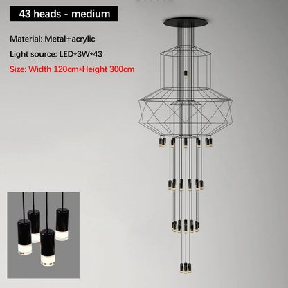 Elegant LED Long Hanging Lamp