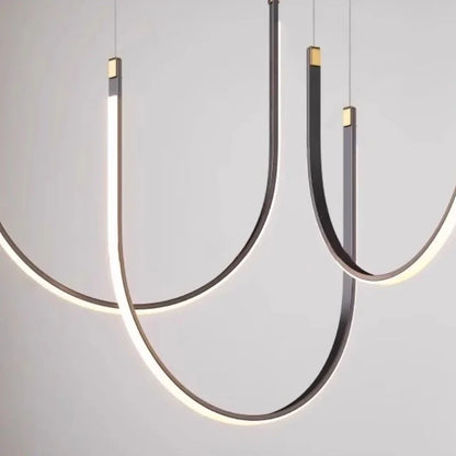Designer lines ceiling lamp