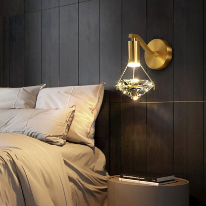 Diamond Cut Wall Sconce