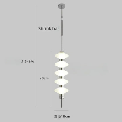 Luxury glass pendant light