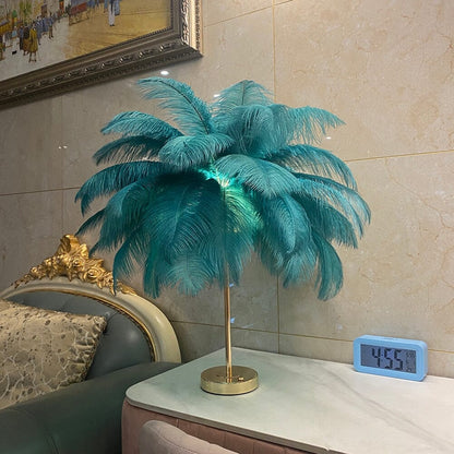 Fluffy Glow Touch Lamp
