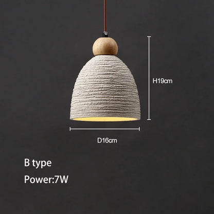 Concrete LED Pendant Light