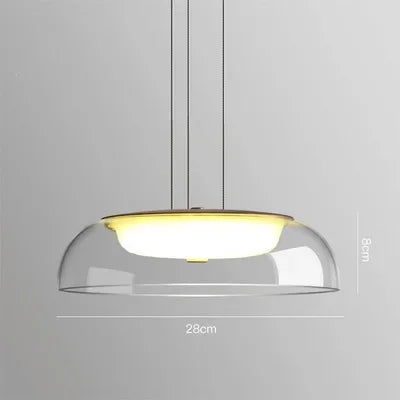 Transparent Glass Hanging Lamp